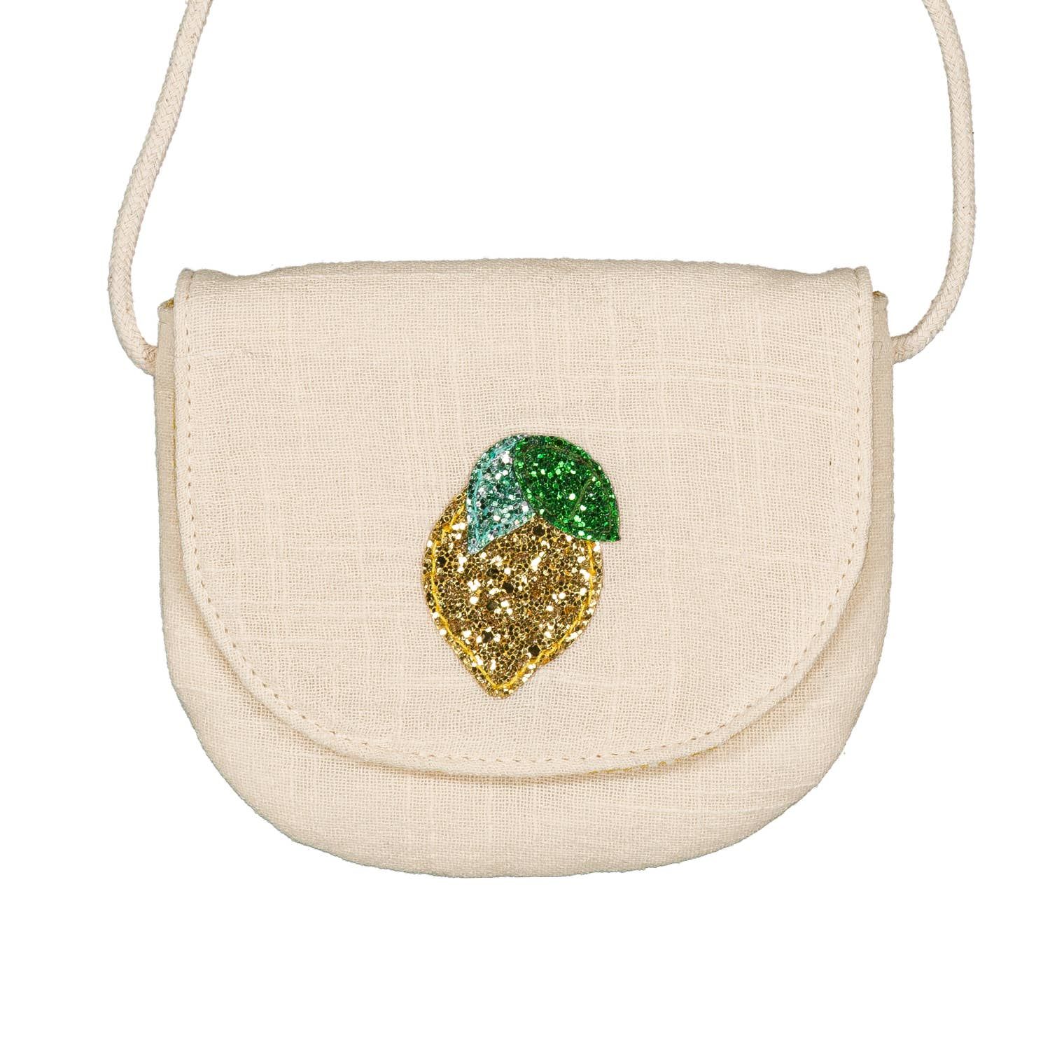 Kids Lemon Handbag – Cotton Glitter Bag