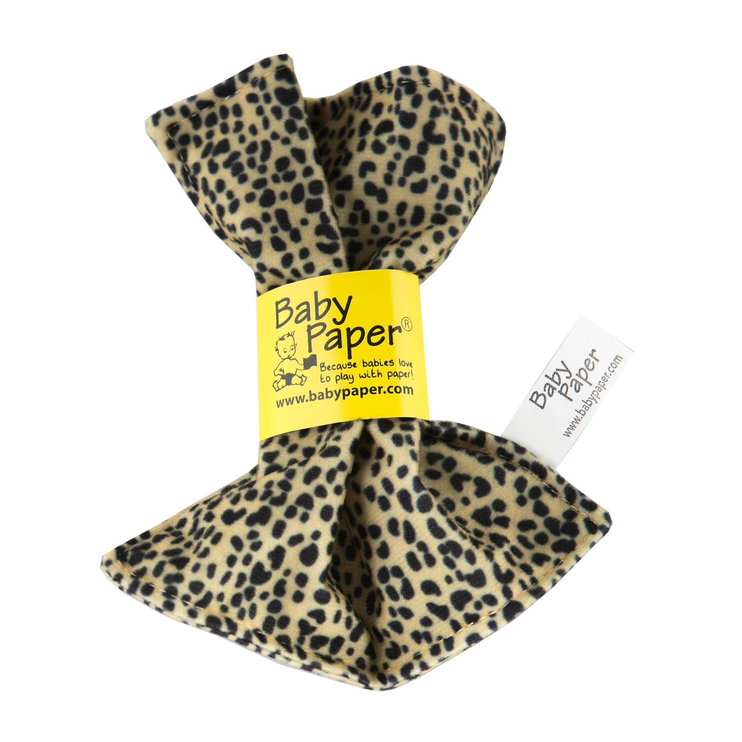 Baby Crinkle Sensory Toy – Fabric Developmental Toy for Newborns 0+, Cheetah