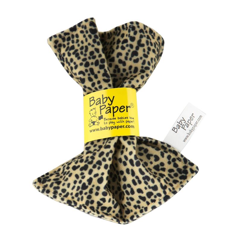 Baby Crinkle Sensory Toy – Fabric Developmental Toy for Newborns 0+, Cheetah