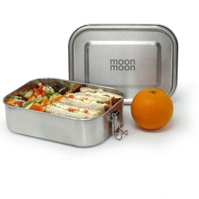 Stainless Steel Bento Lunch Box 1.2 L – Leakproof with Removable Divider