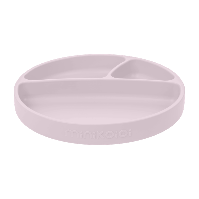 Portions - Woody Brown - Stay-put suction silicone plate