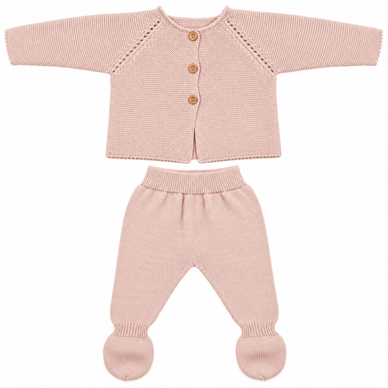 Organic Cotton Baby Clothing Set – Jacket &amp; Pants, 0–6 Months