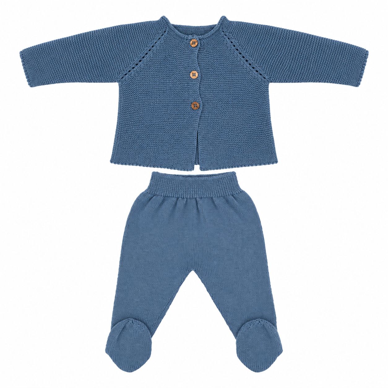 Organic Cotton Baby Clothing Set – Jacket &amp; Pants, 0–6 Months