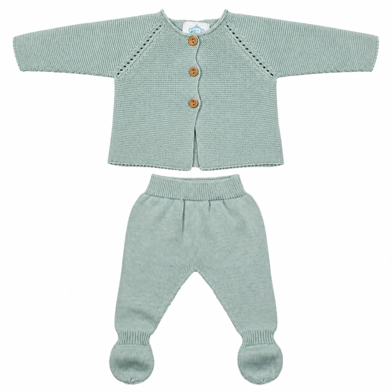 Organic Cotton Baby Clothing Set – Jacket &amp; Pants, 0–6 Months