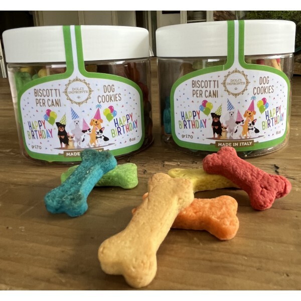 Hondentaart  botjes in kleur 170 gr.