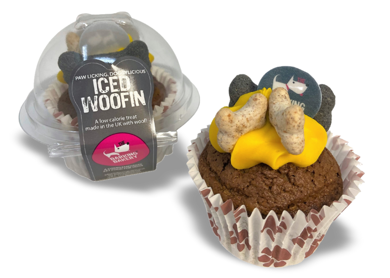 Cup Cake groot voor de hond (GEEL)