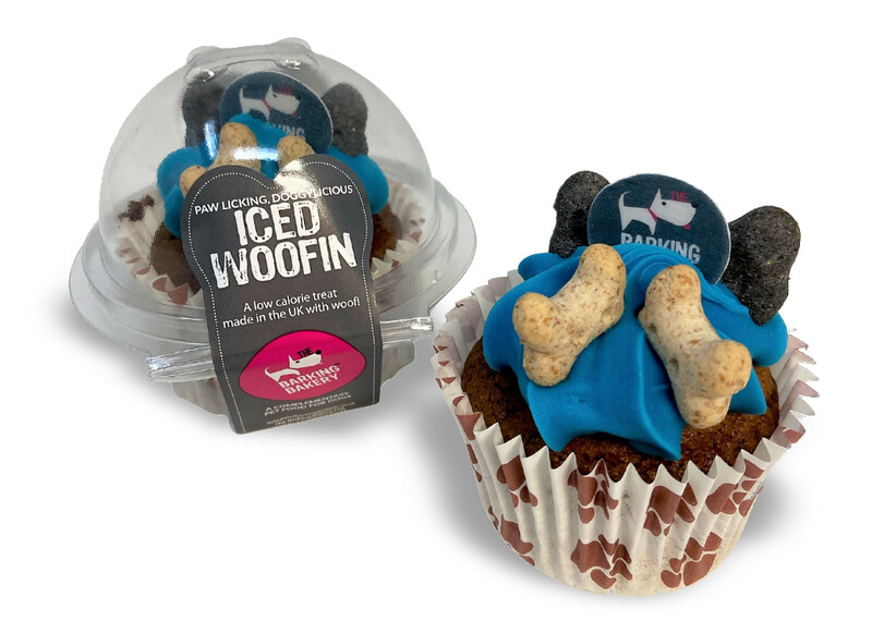 Cup Cake groot voor de hond  (BLAUW)
