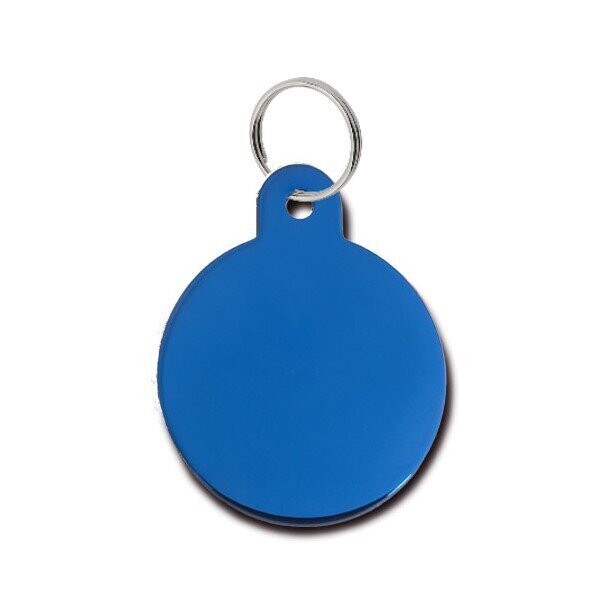 Honden penning medaille blauw groot Honden penning medaille blauw groot