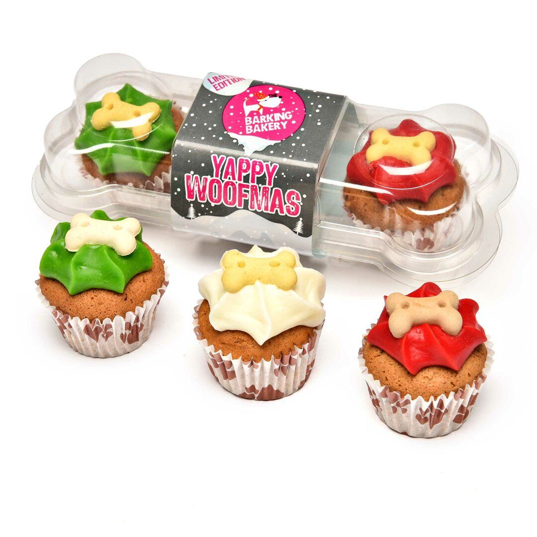Cup cake mini (3 st) Yappy woofmas!