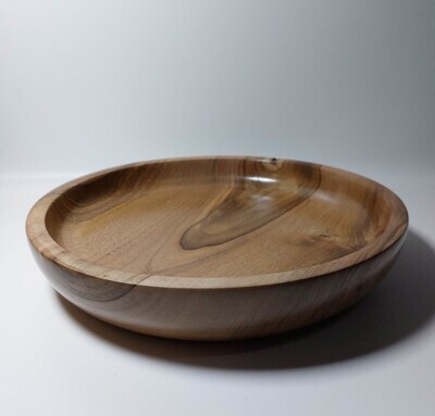 Houten schaal, handmade, handgemaakt in België op de houtdraaibank, houtsoort &#39;Europese Walnoot&#39;, Notelaar, #3