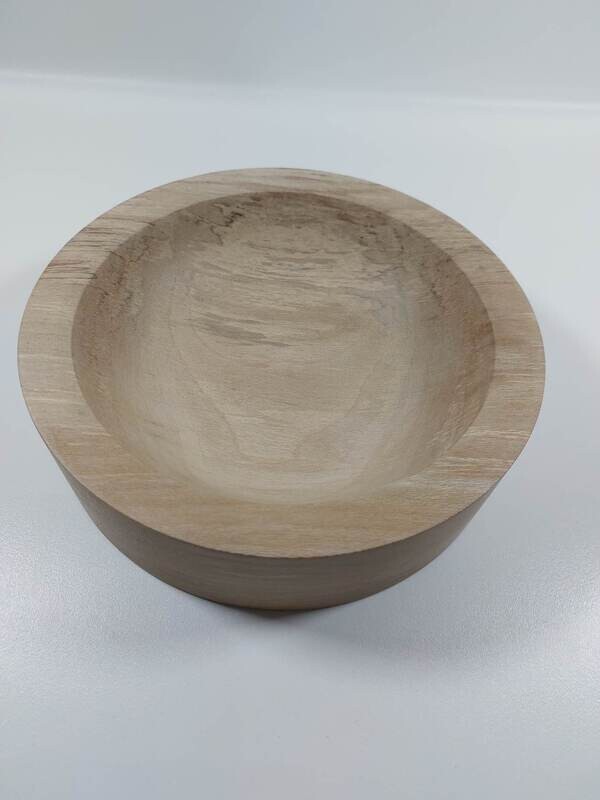 Houten schaal, handmade, handgemaakt in België op de houtdraaibank, houtsoort &#39;Vervuurde Plataan&#39; , #4