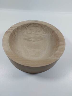 Houten schaal, handmade, handgemaakt in België op de houtdraaibank, houtsoort 'Vervuurde Plataan' , #4