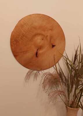 Houten wanddecoratie uit Perenhout