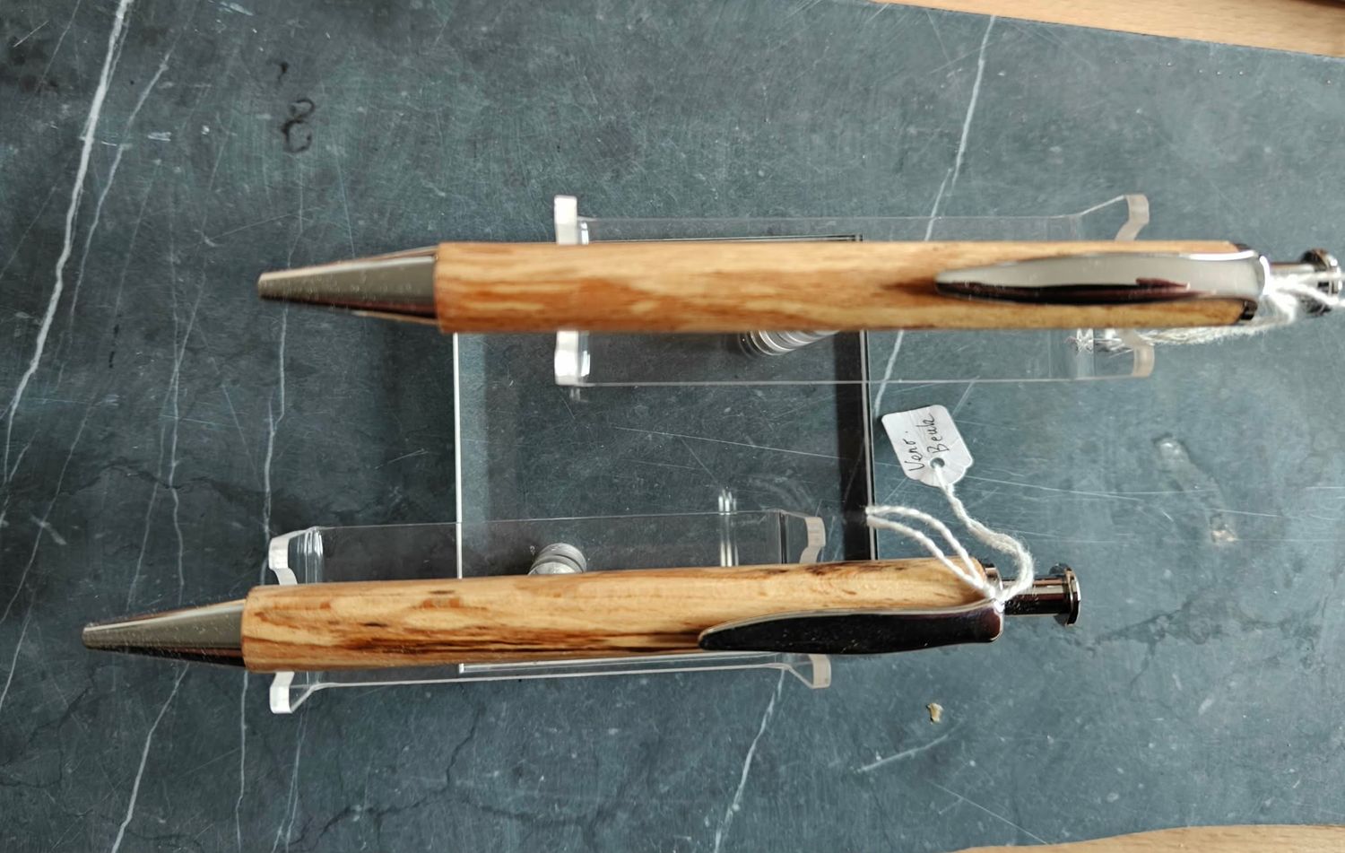 Vervuurde beuk balpen Masterclick Chroom