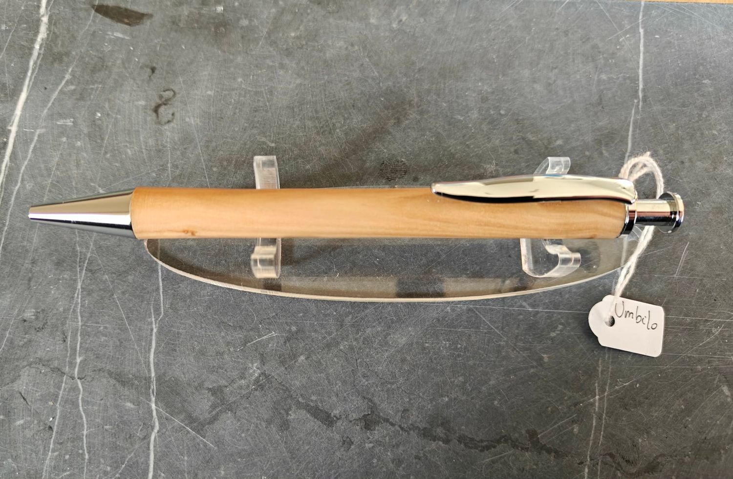 Umbilo spinthout balpen Masterclick Chroom