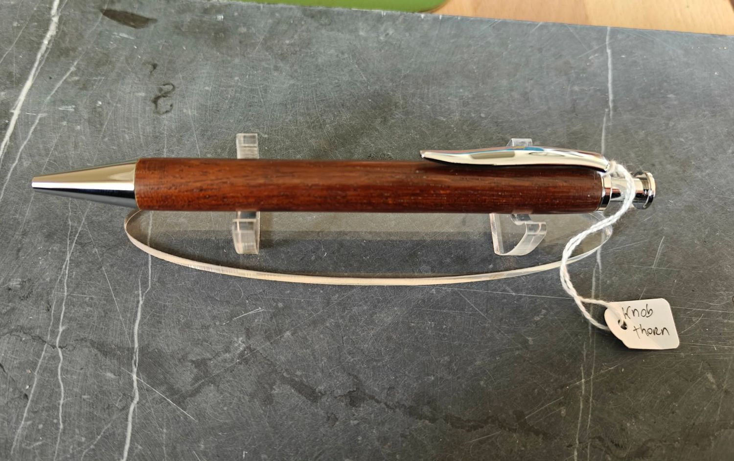 Knobb Thorn balpen Masterclick Chroom