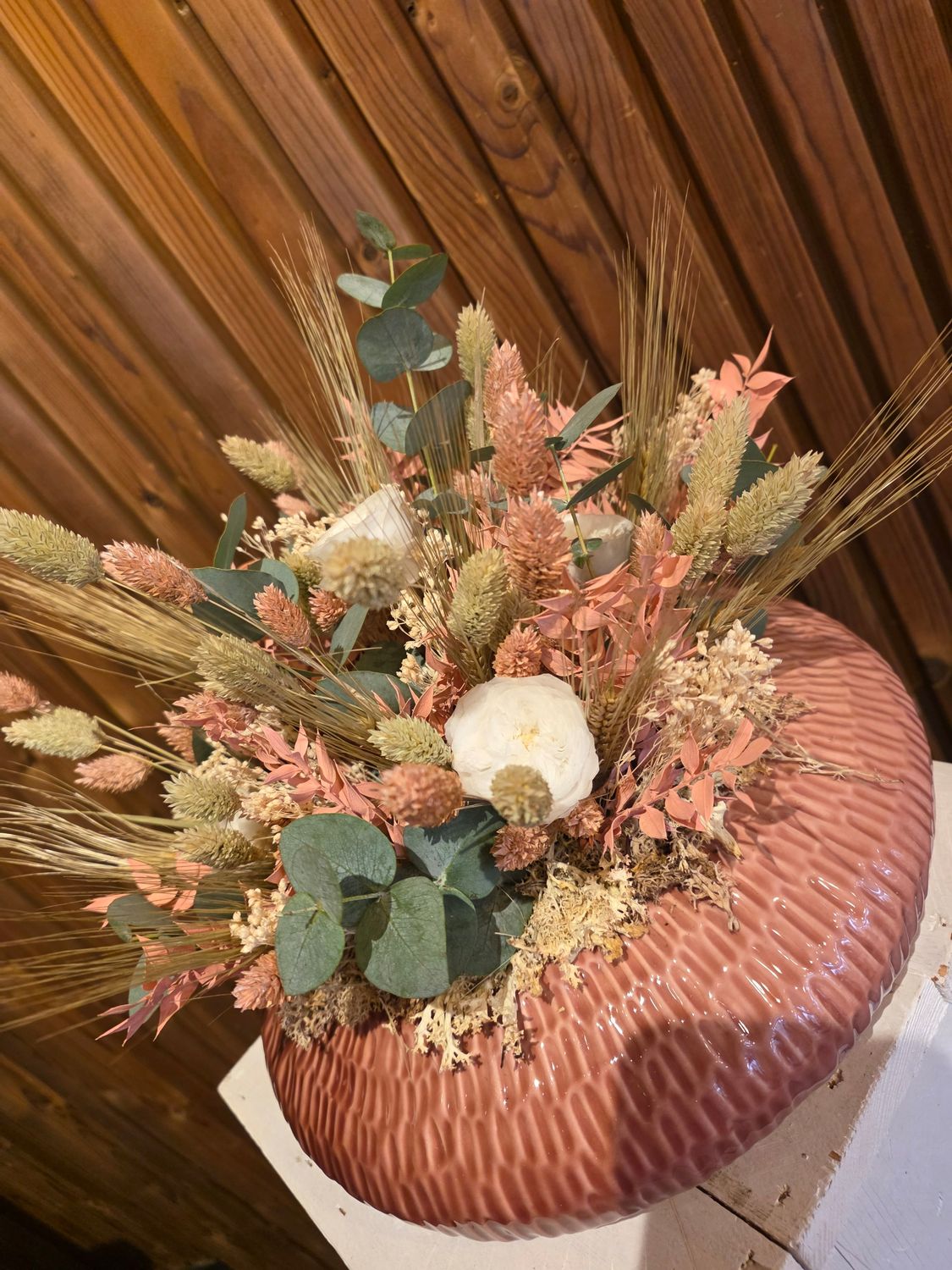 Schaal rosé reeds gemaakt 