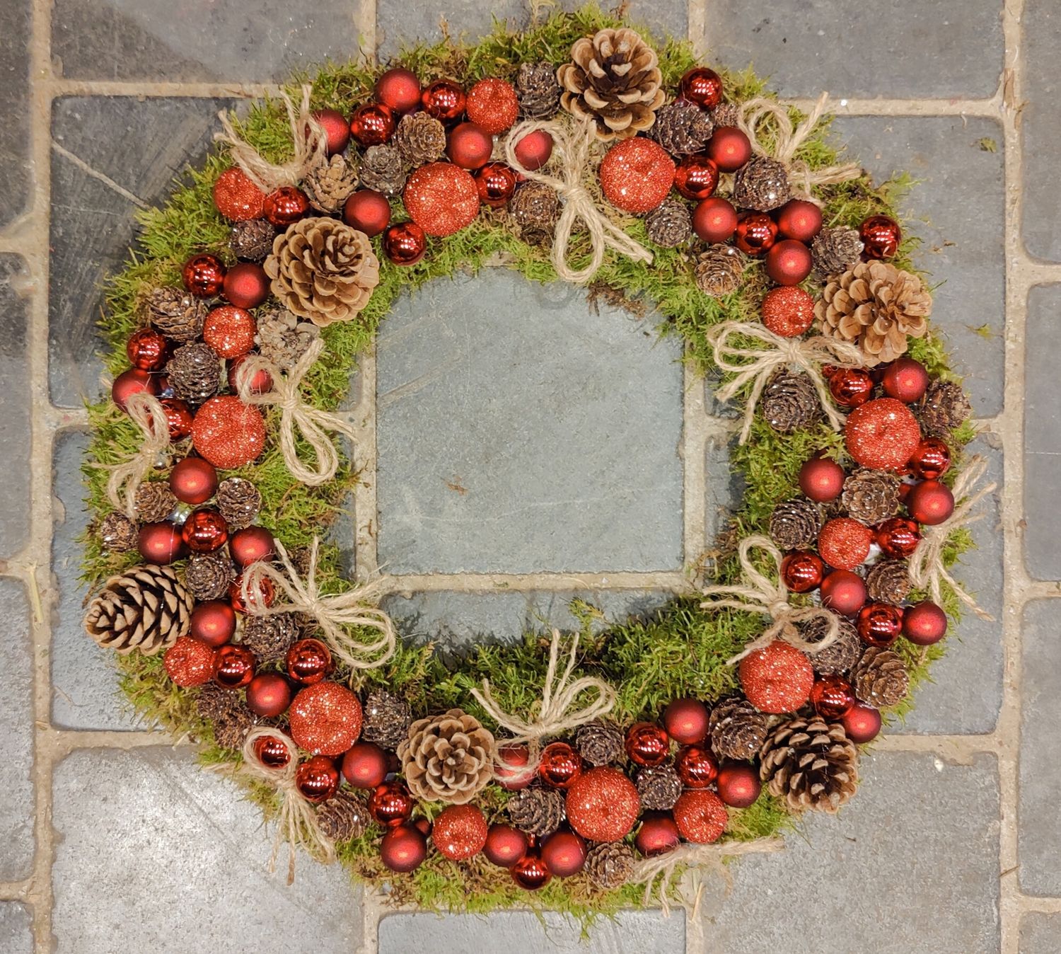Krans kerst doe-het-zelfpakketje 