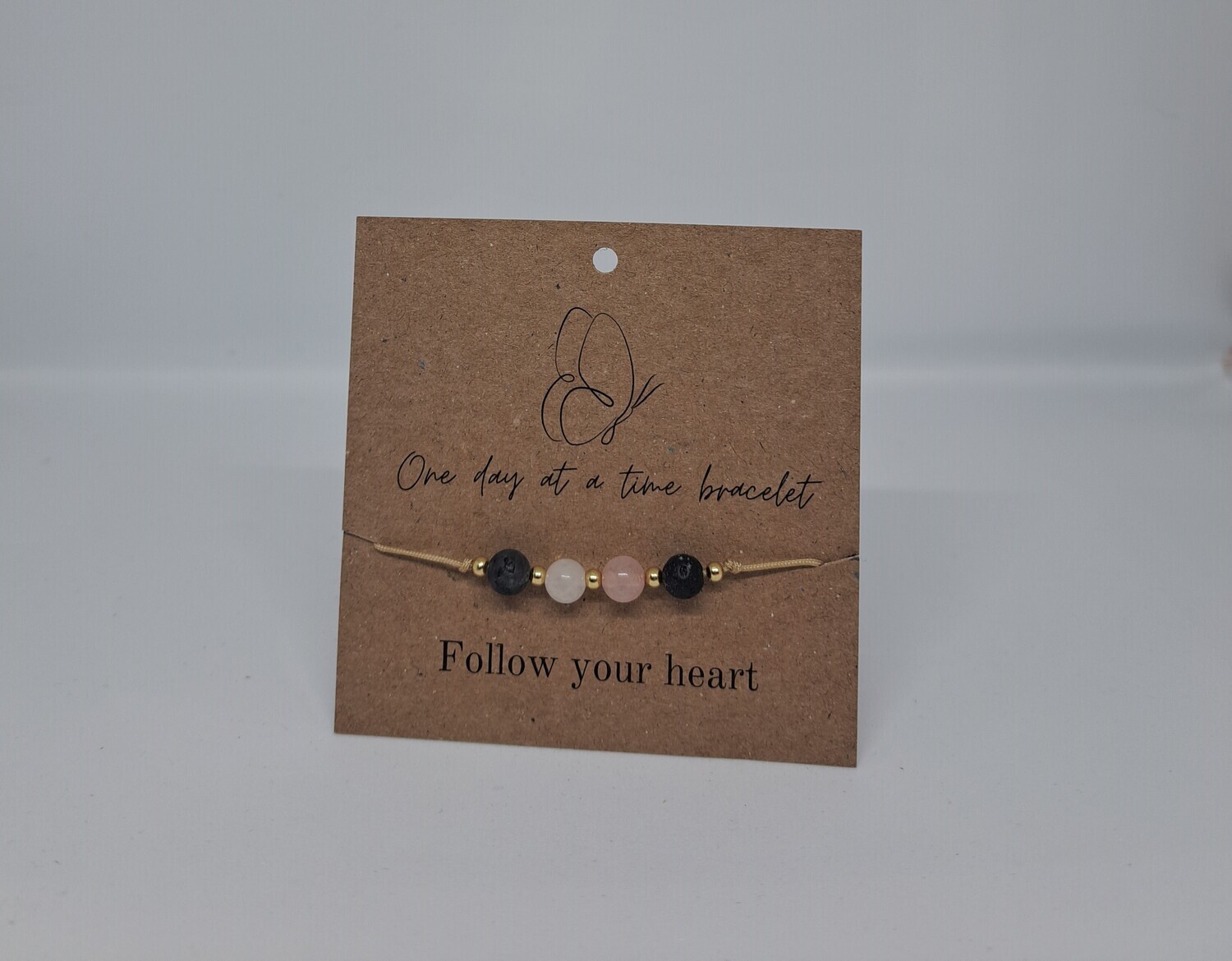 One day at a time bracelet - Follow your heart