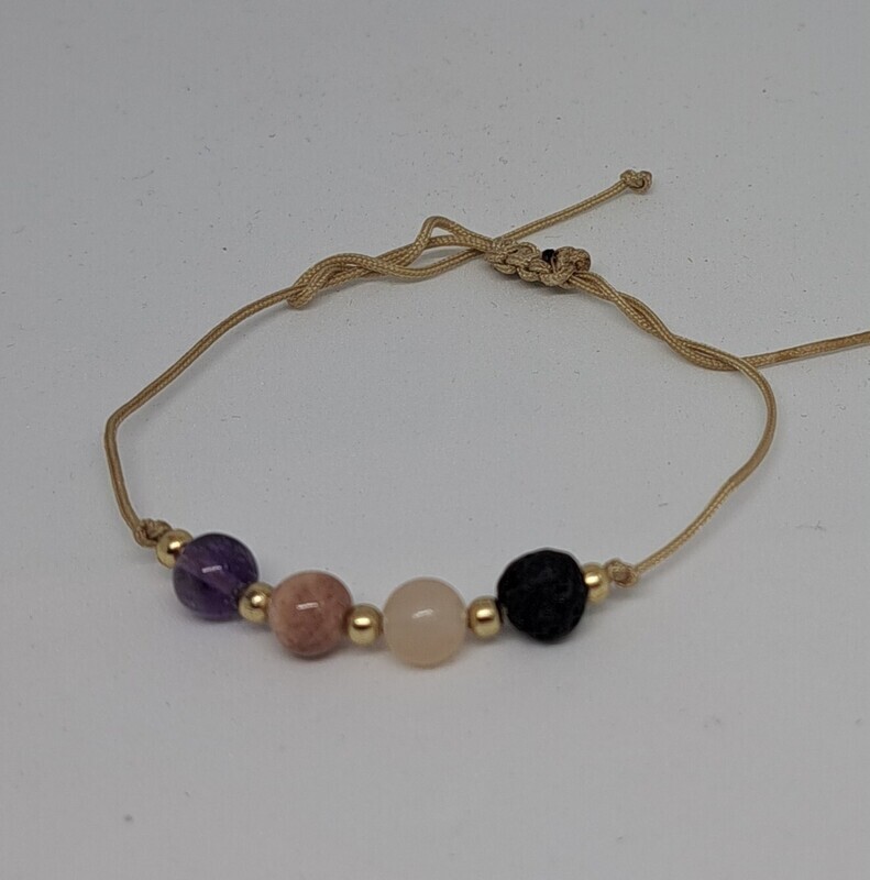 Live a little - One day at a time bracelet