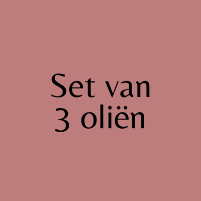 Set van 3 oliën