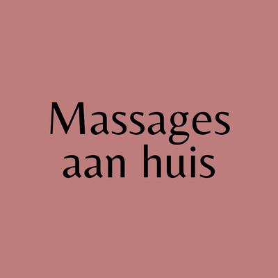 Massages aan huis