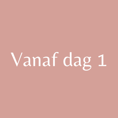 Vanaf dag 1
