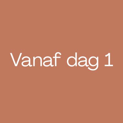 Vanaf dag 1