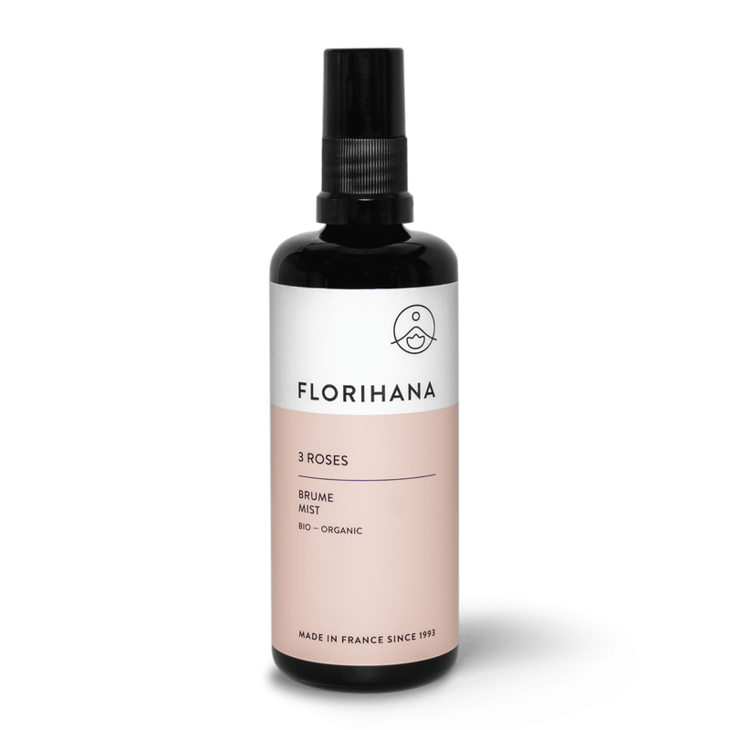 Verfrissende gezichtsmist 3 rozen Florihana - 100 ml