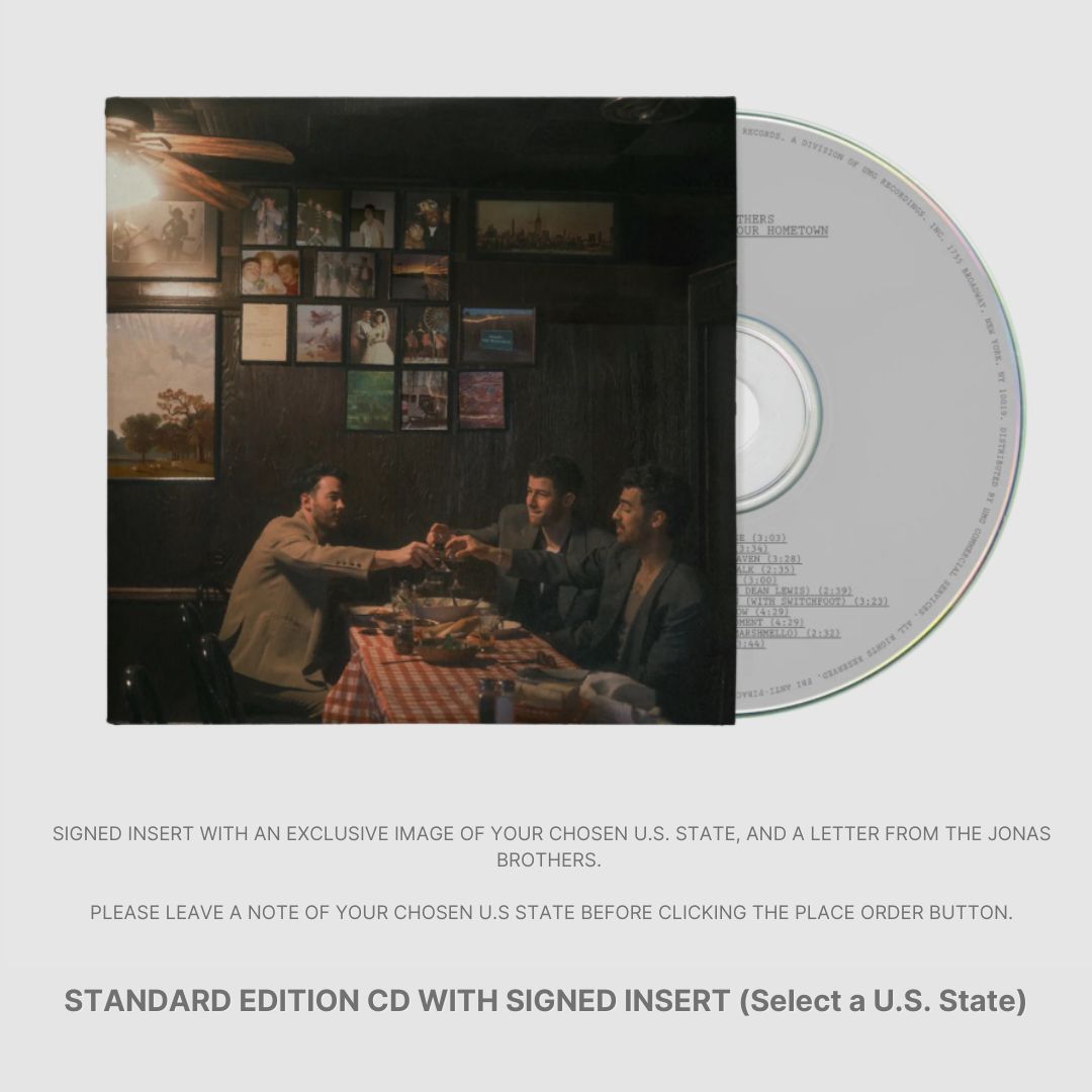 GREETINGS FROM YOUR HOMETOWN (CD WITH SIGNED INSERT) - JONAS BROTHERS