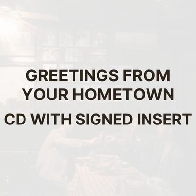 GREETINGS FROM YOUR HOMETOWN (CD WITH SIGNED INSERT) - JONAS BROTHERS