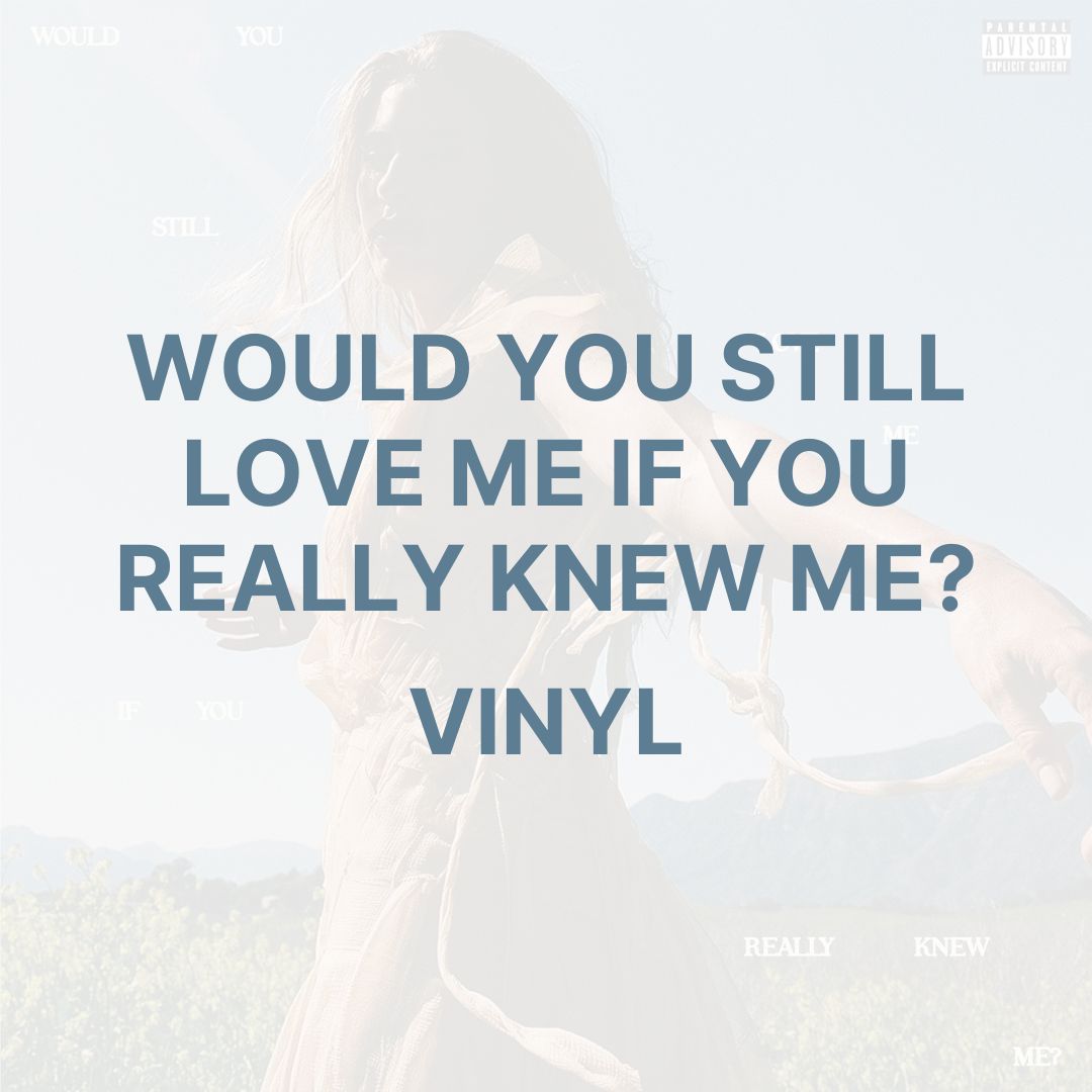 WOULD YOU STILL LOVE ME IF YOU REALLY KNEW ME? (VINYL) - FLETCHER