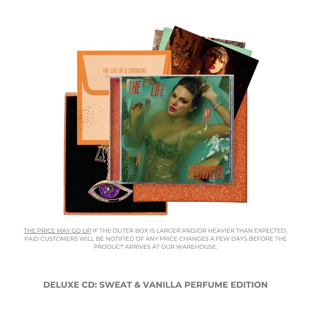 THE LIFE OF A SHOWGIRL (DELUXE CD: SWEAT &amp; VANILLA PERFUME EDITION) - TAYLOR SWIFT