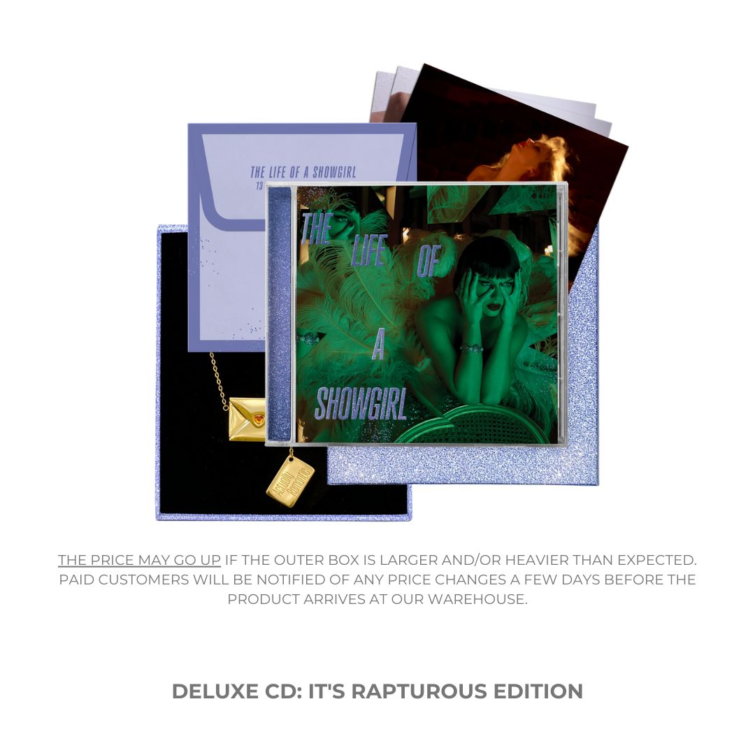 THE LIFE OF A SHOWGIRL (DELUXE CD: IT&#39;S RAPTUROUS EDITION) - TAYLOR SWIFT