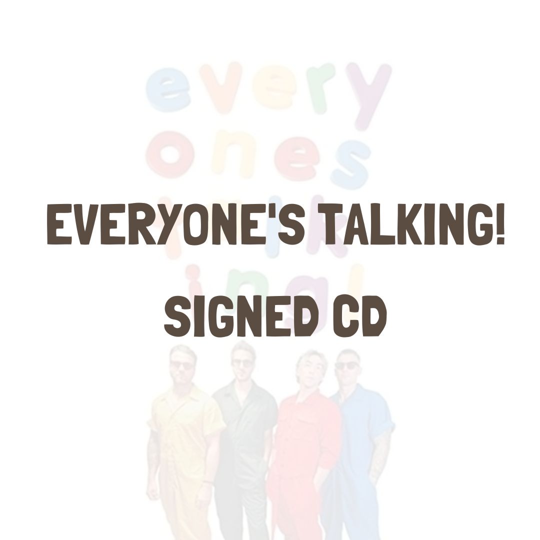 EVERYONE&#39;S TALKING! (SIGNED CD) - ALL TIME LOW