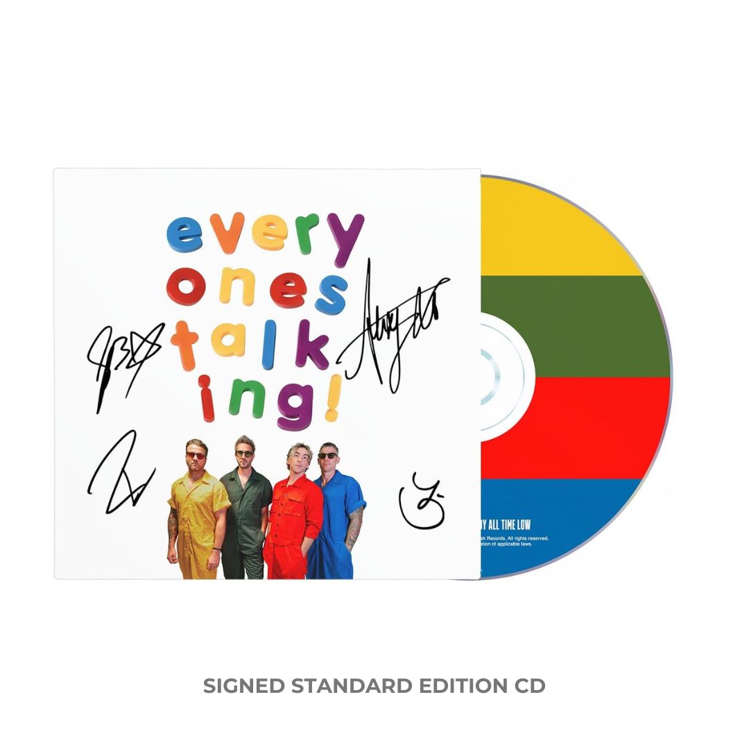 EVERYONE&#39;S TALKING! (SIGNED CD) - ALL TIME LOW