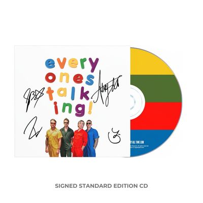 EVERYONE&#39;S TALKING! (SIGNED CD) - ALL TIME LOW