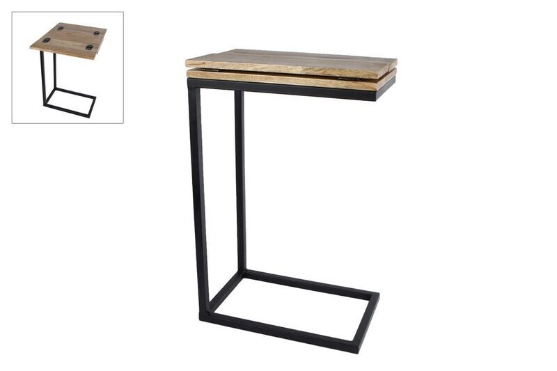 Bijzettafel Amy naturel hout