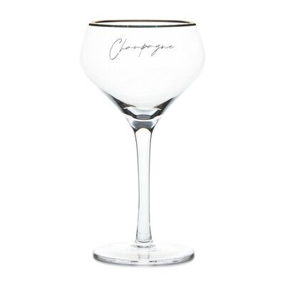 RM Champagne Piscine Glass