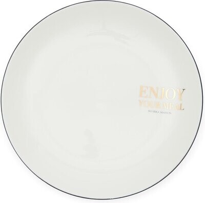 RM Enjoy your meal Dinner plate