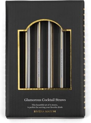 RM Glamorous Cocktail Straws 4pcs