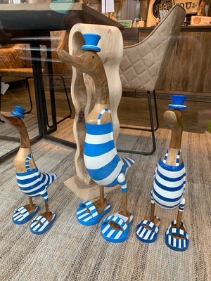 Duck blue stripes M