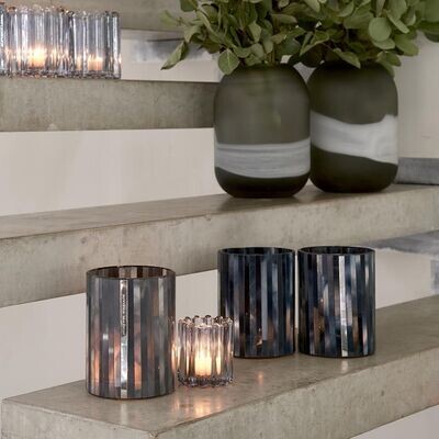 RM Mosaic Votive dark blue M