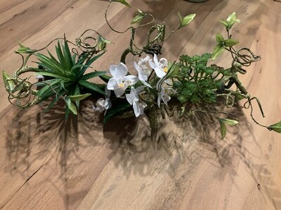 Groen decoratie crème 55cm