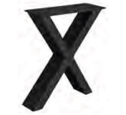 Metalen onderstel  BDC-X salontafel