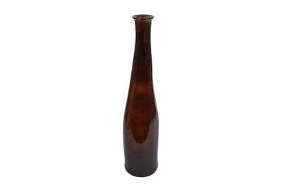 Vaas mat bruin glas