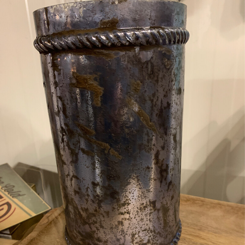 Vaas Spiral Rim Rubbed Blue L