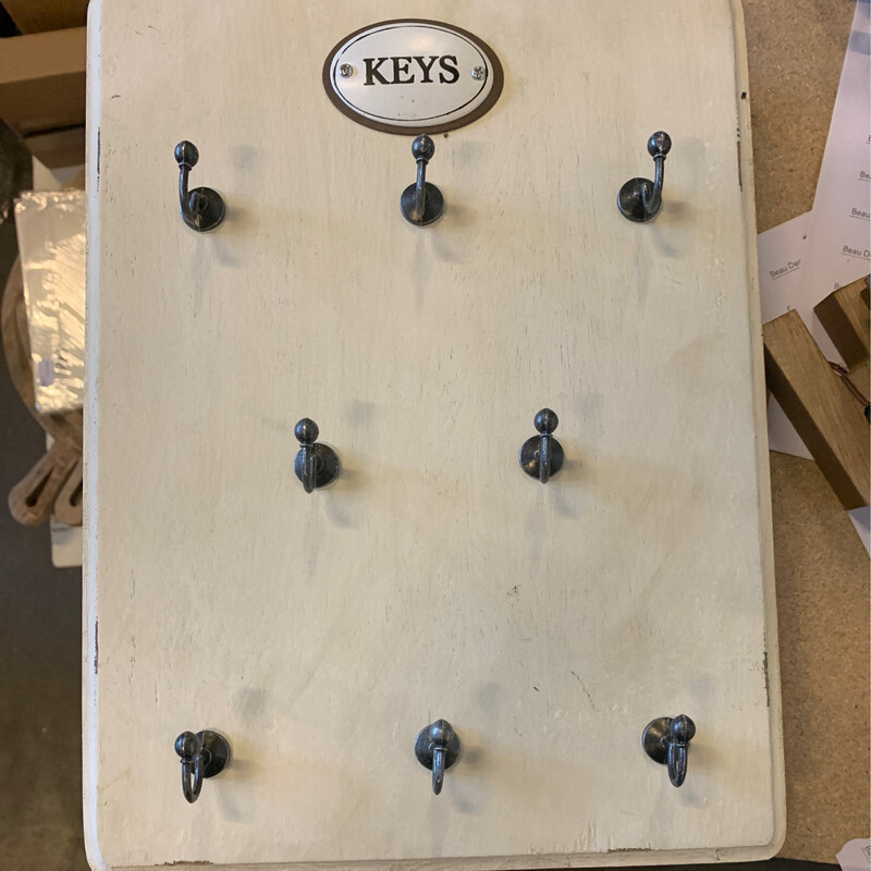 Dco Bord sleutelhangers wit