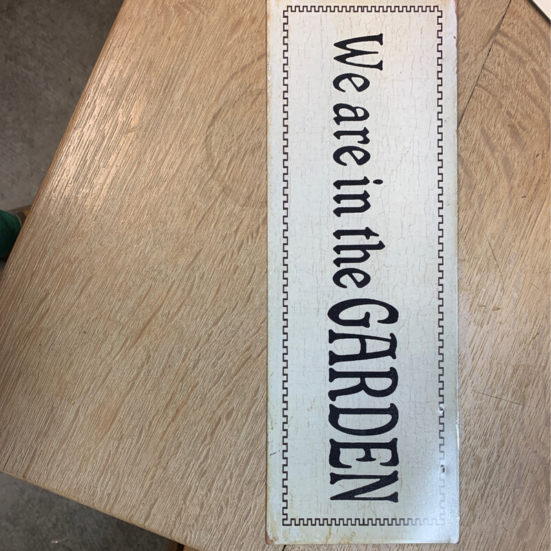 TB We are in the garden