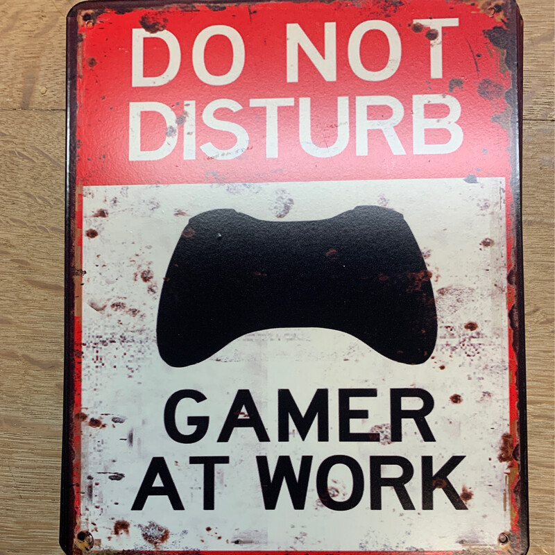 TB Do not disturb gamer at work